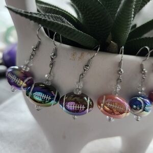 Football Earrings. Choose Favorite NFL Color